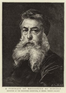 Meissonier的肖像 作者 让·路易斯·欧内斯特·迈森尼尔